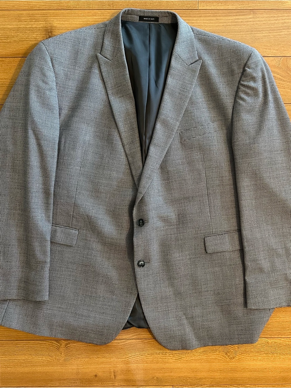 Kenneth Cole New York Men’s Gray Two-Button Sport Coat Size 56 Regular